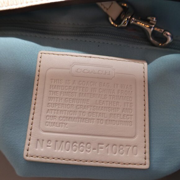 Coach 2006 Signature Bee Flower Tote - Picture 6 of 6